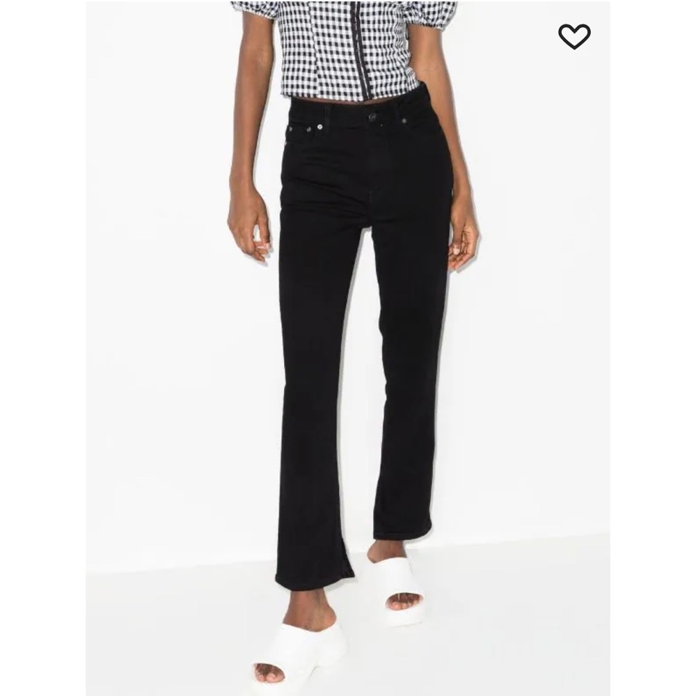 Ganni Beksi stretch straight leg jeans organic cotton